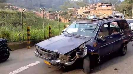 Choque entre vehículo y motociclista limita movilidad en Belén Altavista v
