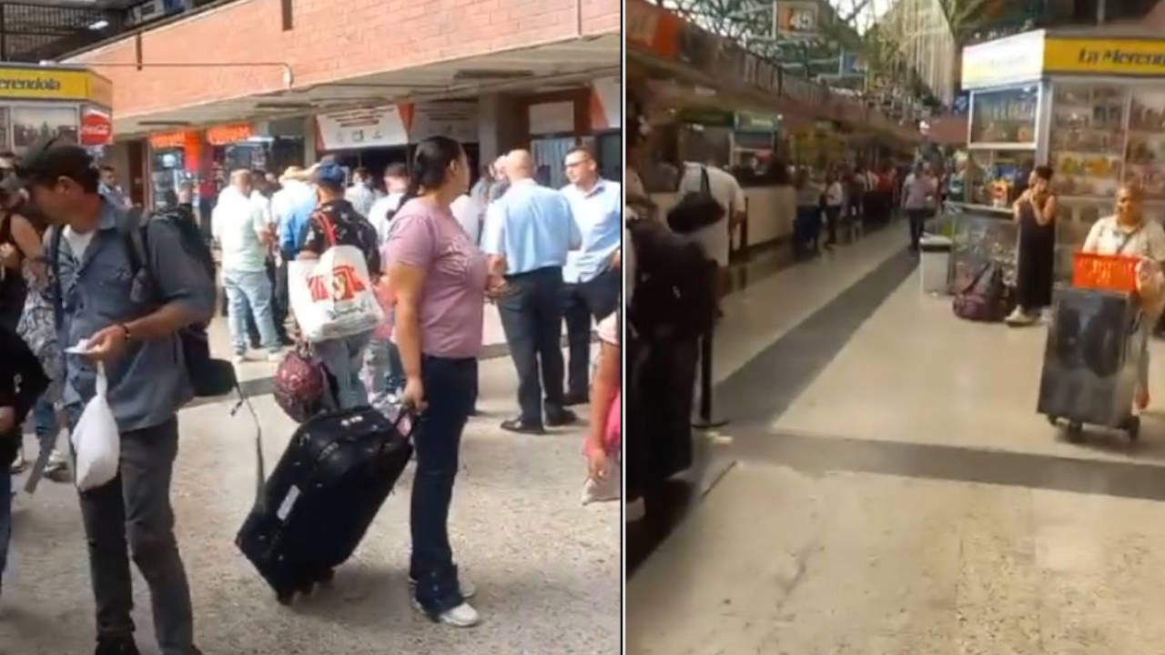 Quejas de pasajeros en la Terminal del Norte por fallas eléctricas