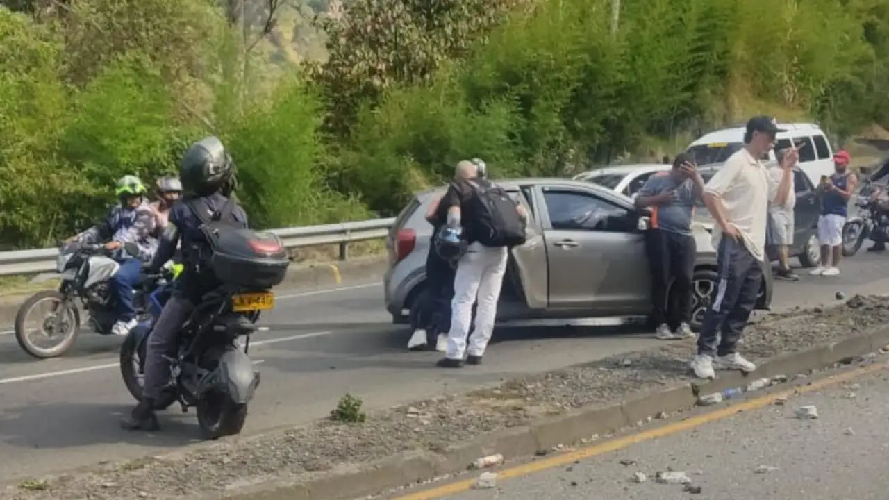 Accidente en la autopista