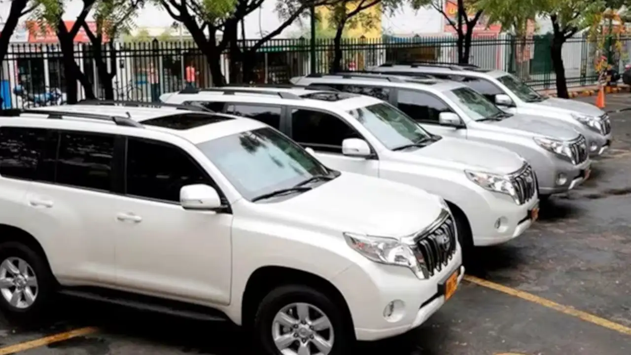 Camionetas de la UNP