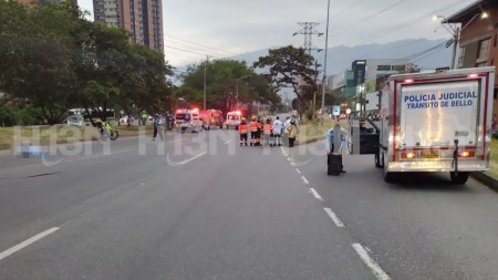 Peatón perdió la vida al ser atropellado en la Autopista Norte accidente-autopista-norte-peaton-murio