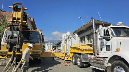 Metro de la 80: llegó a EPM el equipo eléctrico principal de la subestación donde se tomará la energía para el funcionamiento del proyecto metro-de-la-80-transformador-brasil