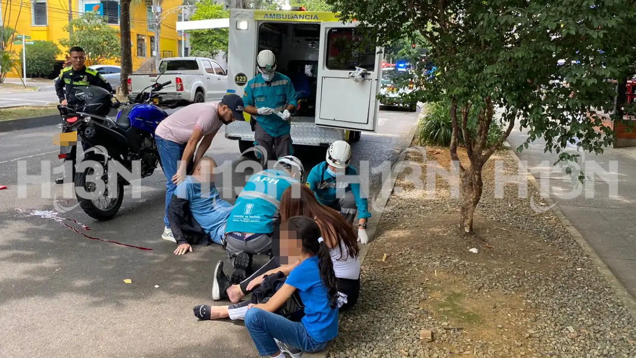 accidente-nutibara-moto-camioneta-medellin