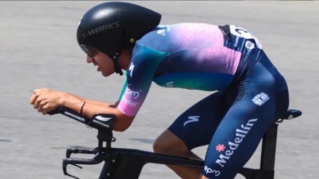 Prueba de contrarreloj en los Campeonatos Nacionales de Ruta