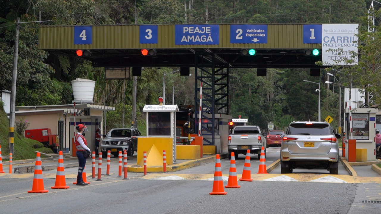 ¿No tiene efectivo para el peaje? En Amagá ya hay recaudo electrónico peaje-amaga