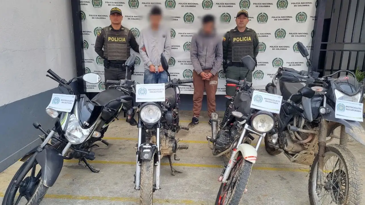Motos robadas San Pedro
