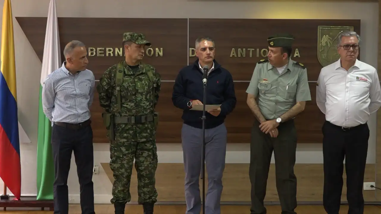Gobernador de Antioquia entregó el balance de seguridad durante el primer mes de 2024 balance de seguridad