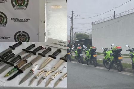 Hallaron caleta de armas y vicio en extintores de la cárcel de Rionegro Extintores
