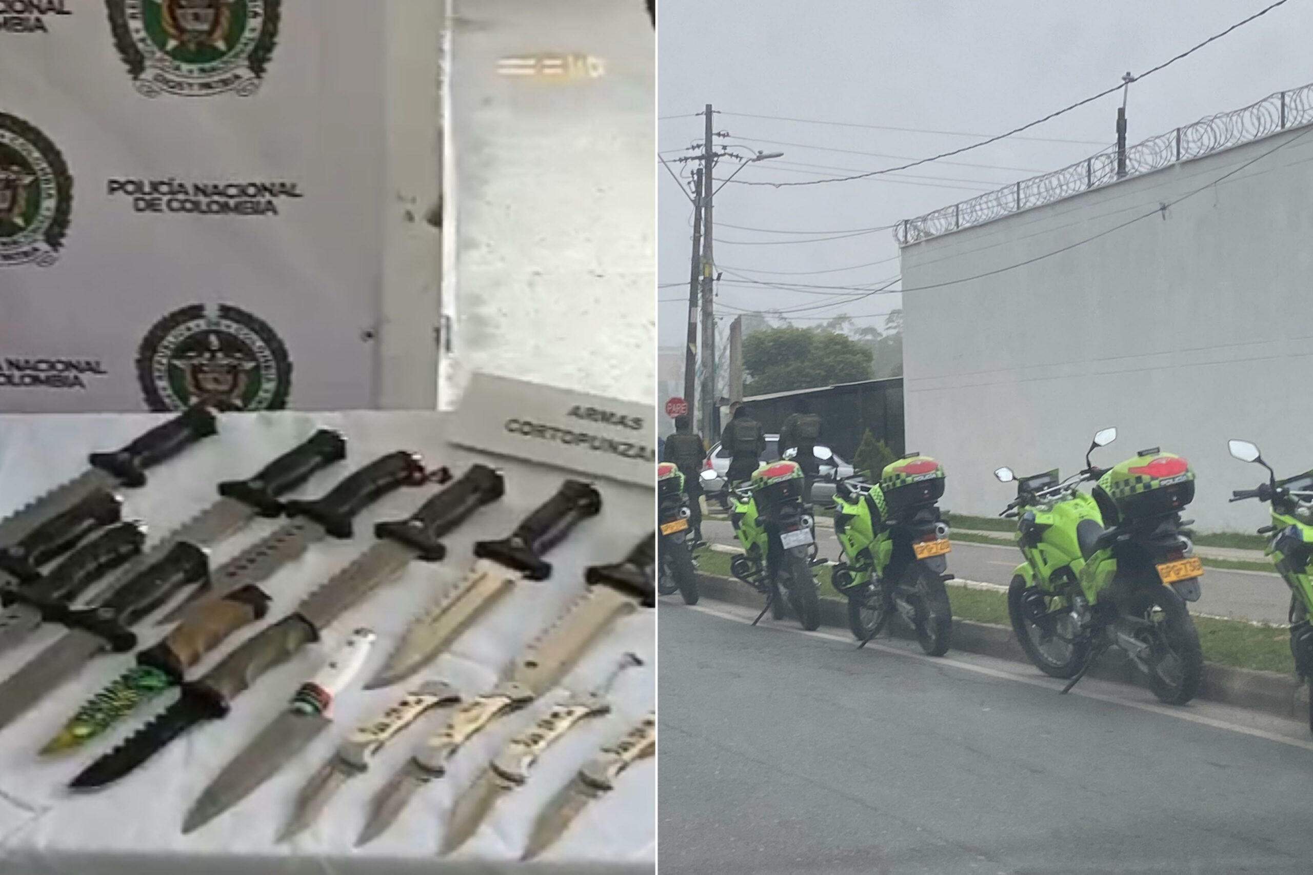 Hallaron caleta de armas y vicio en extintores de la cárcel de Rionegro Extintores