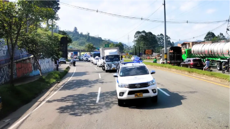 De Caldas a Barbosa: Caravana por la seguridad vial reunió a 20 entidades del Valle de Aburrá vial