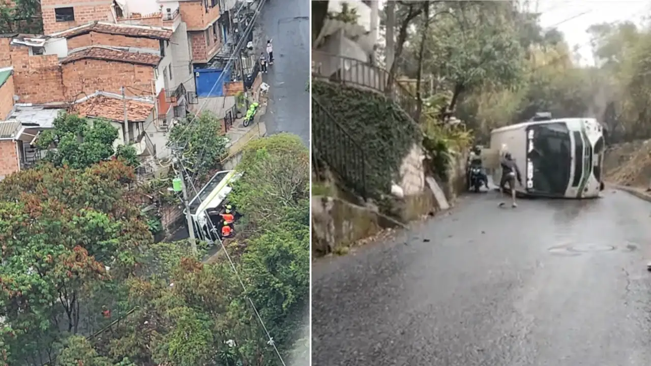 Bus-que-bajaba-una-loma-entre-Belen-Rincon-y-Rodeo-Alto-termino-volcado.