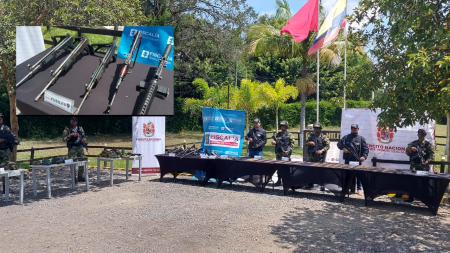 Desmantelaron depósito ilegal con fusiles y munición del ELN en el oriente de Antioquia Desmantelaron deposito ilegal con fusiles y municion del ELN en el oriente de Antioquia