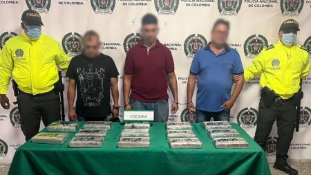 En Aranjuez, capturan a 3 hombres con cargamento de cocaína avaluada en $140 millones