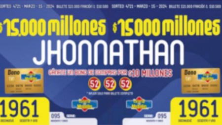 La Lotería de Medellín diseñó billetes con más de mil nombres de mujeres y hombres La Lotería de Medellín diseñó billetes con más de mil nombres de mujeres y hombres