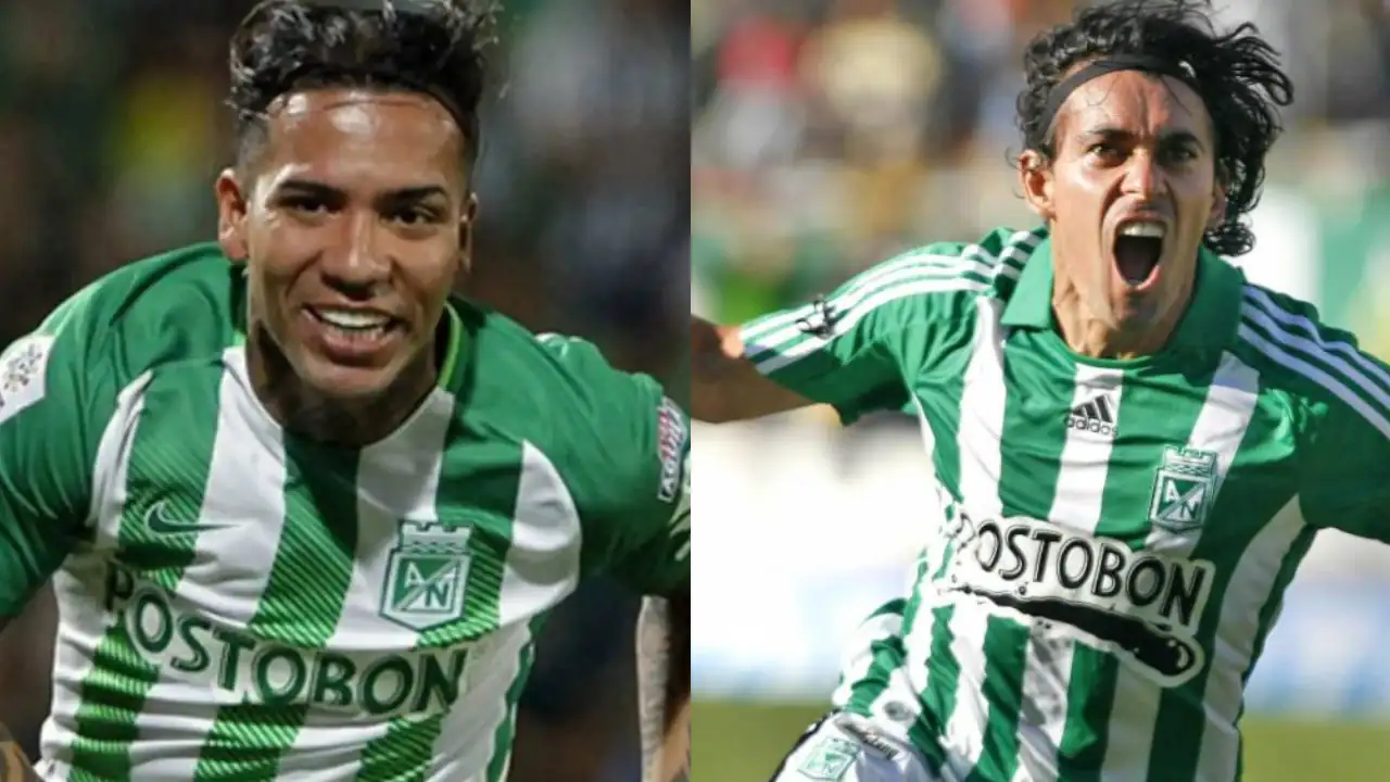 Dayro Moreno y Sergio Galván tuvieron muchas alegrías con Atlético Nacional dayro moreno - sergio galvan