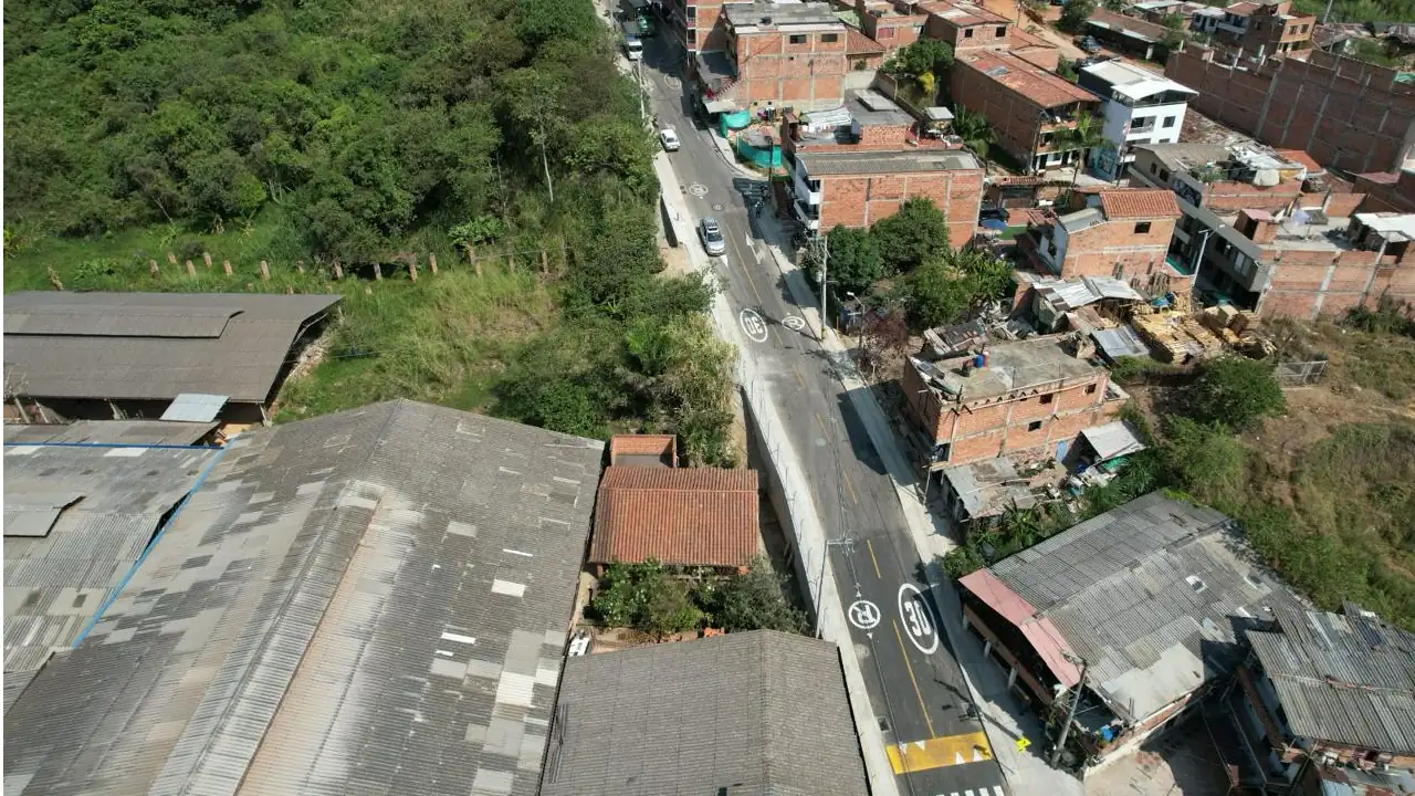 El corregimiento el Manzanillo en Itagüí estrena vías para conexión veredal el manzanillo
