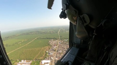 ¡Desde el cielo nos cuidan! La Fuerza Aérea hace seguimiento 24/7 en la Semana Mayor