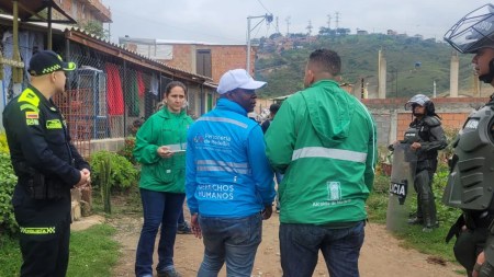 Autoridades realizaron control urbanistico en el sector La Divisa centro occidente de la ciudad