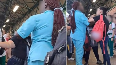 Bochornosa-pelea-entre-dos-mujeres-se-registro-en-el-Metro-de-Medellin