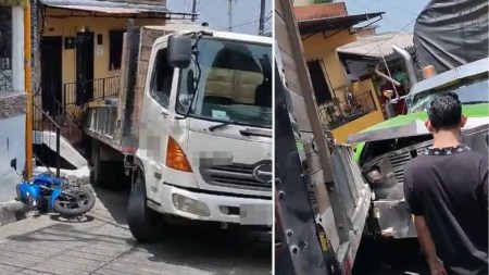 En-Medellin-vehiculo-se-desengrano-choco-con-una-moto-otro-carro-y-la-fachada-de-una-casa