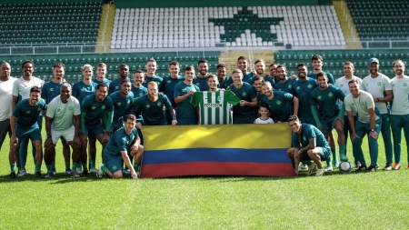 El mensaje que le envió Chapecoense a Nacional por su cumpleaños chapecoense