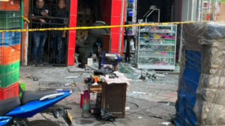 Video: Momento de la explosión en el centro de Medellín