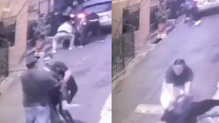 Video| Paloterapia a delincuentes en el barrio López de Mesa: los persiguieron varias cuadras