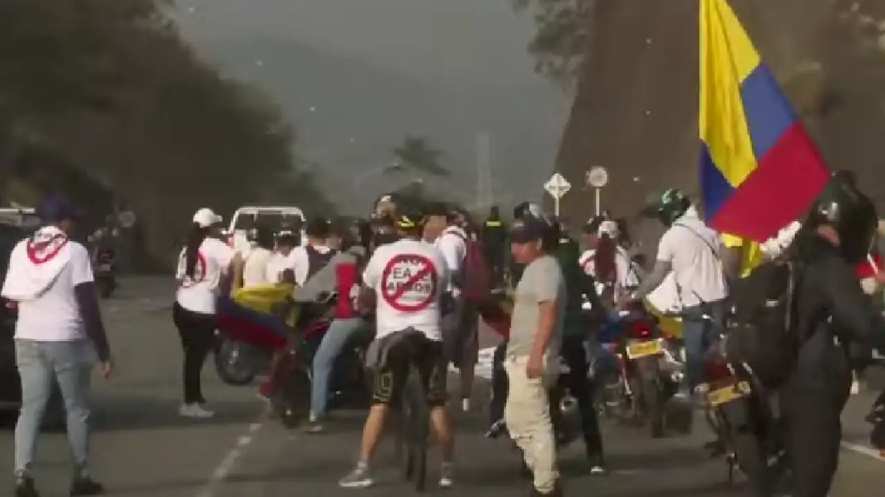 Desde muy a.m inició otra jornada de manifestaciones por el peaje El Trapiche