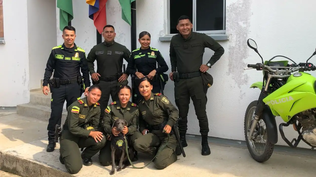 La-sorprendente-transformacion-de-Firulais-un-perrito-adoptado-por-policias-en-el-Nordeste-antioqueno