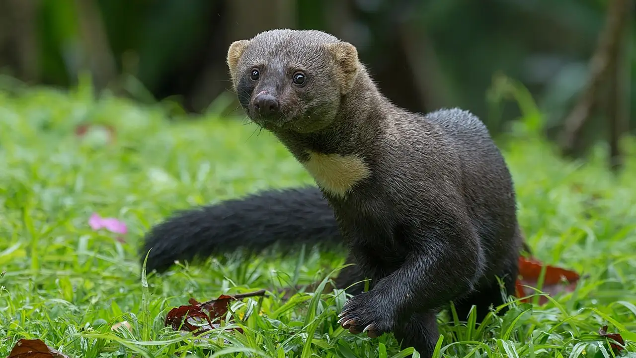 ¡Que belleza! Captaron en video a una tayra en zona rural de Cocorná