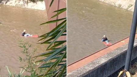 Hombre-fue-visto-paseando-sobre-el-rio-Medellin.