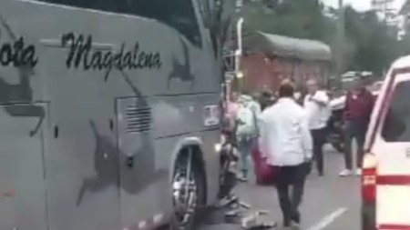 Accidente en via a SAntuario