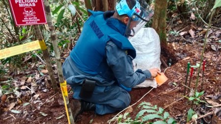 Batallon de Ingenieros No7 destruyo 4 minas antipersonales en Granada y San Carlos Antioquia