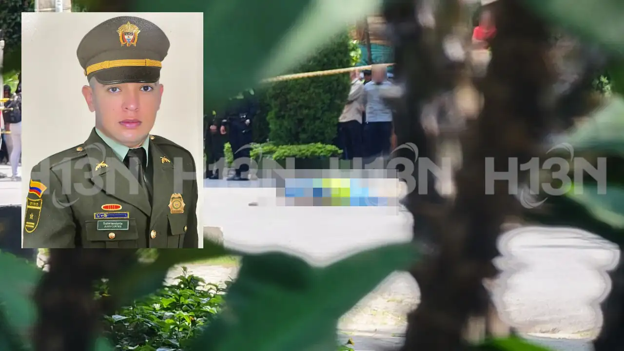 Policia-entrega-detalles-del-asesinato-del-subintendente-durante-un-robo-en-Medellin