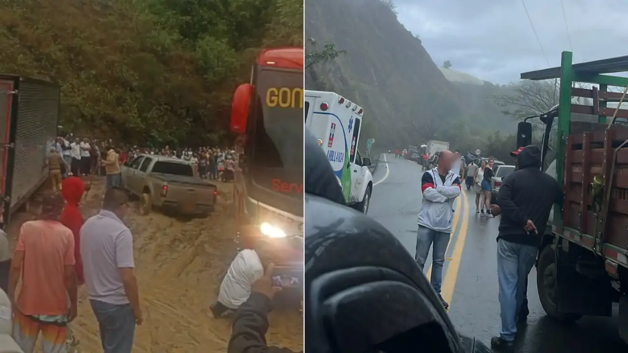 Por caída de piedras y pantano hay paso a un carril en la vía Medellín – Urabá Por-derrumbe-hay-paso-a-un-carril-en-la-via-Medellin-–-Urab