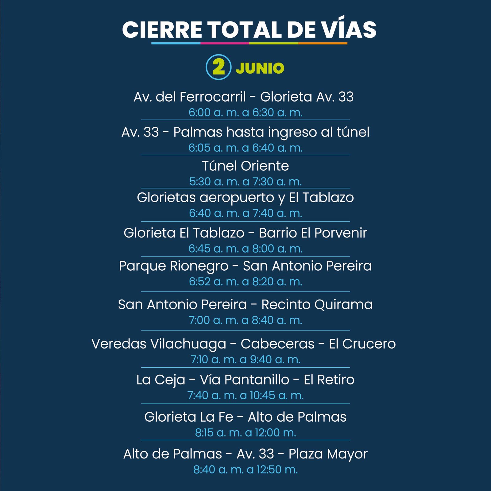 ¡Ojo! Por carrera ciclística el domingo 2 de junio habrá cierres viales en Medellín y en el Oriente 1 WhatsApp Image 2024 05 30 at 6.31.31 AM 1