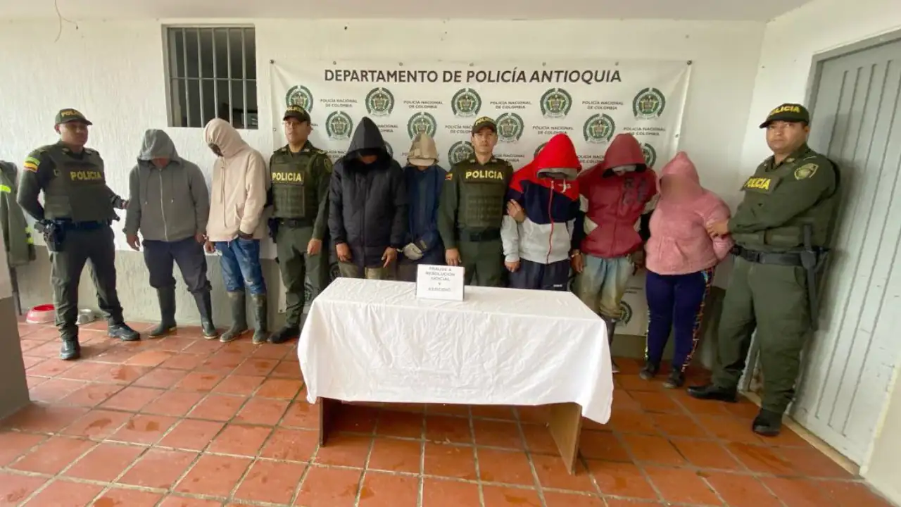 Capturan a 7 personas por ecocidio en Yarumal: afectaban y contaminaban agua de Llanos de Cuiva