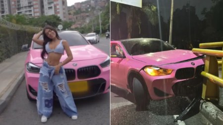 La influencer paisa conocida como Mav sufrió un incidente vial en Las Palmas