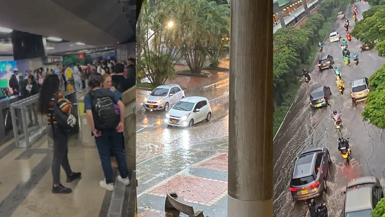 inundaciones aguacero en medellin