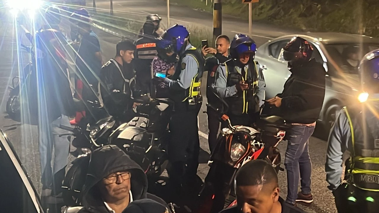 Operativo de control en Palmas dejó 19 motocicletas inmovilizadas