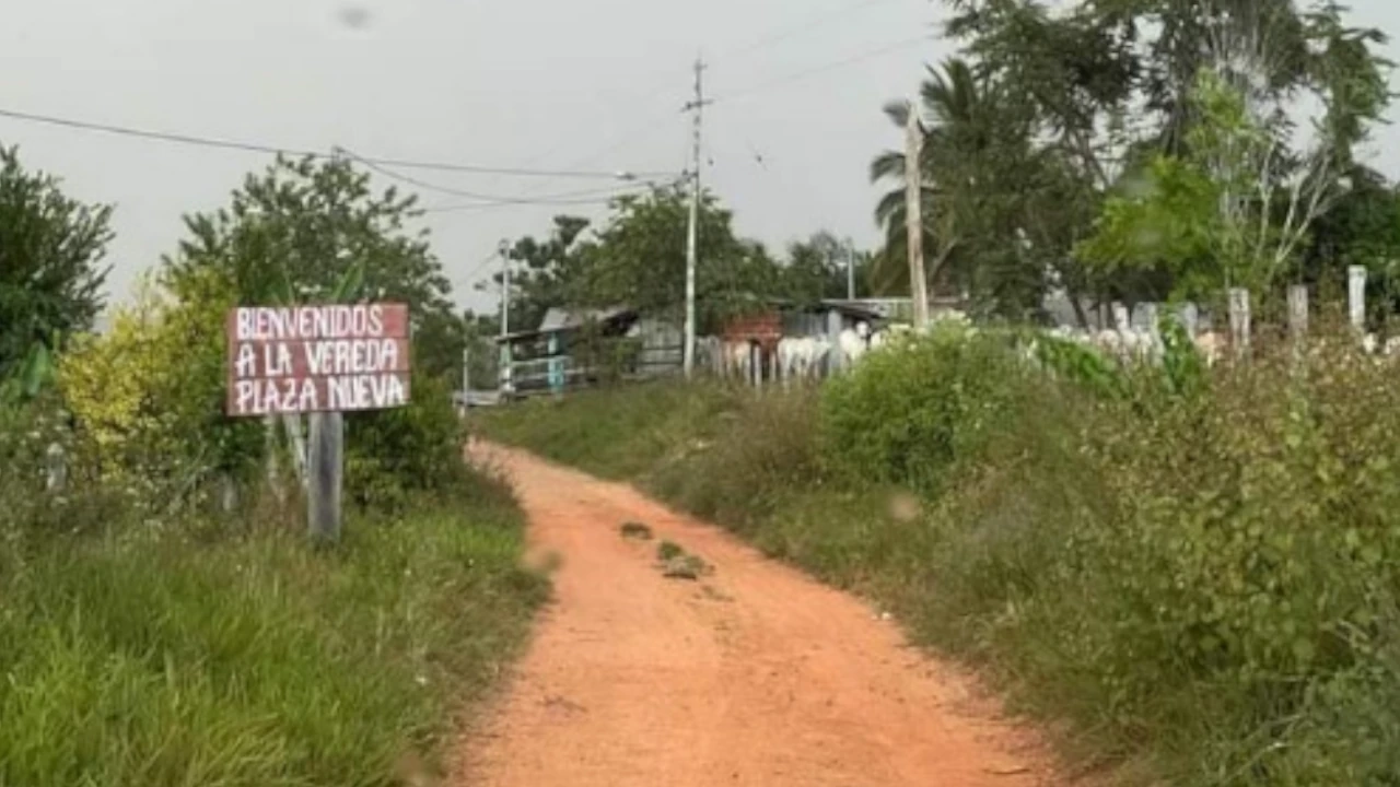 paramilitares incursionaron en la vereda Plaza Nueva