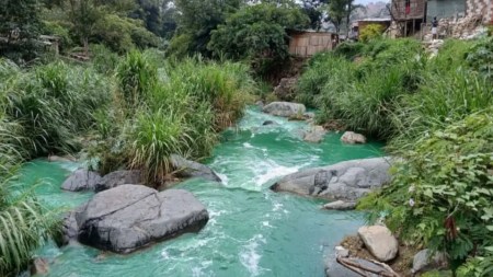 ¿La vio? Así está la Quebrada La Iguana