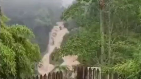 Video| ¿Está que se desborda? Así se ve el Salto del Tequendamita debido a las fuertes lluvias de los últimos días salto del tequendamita