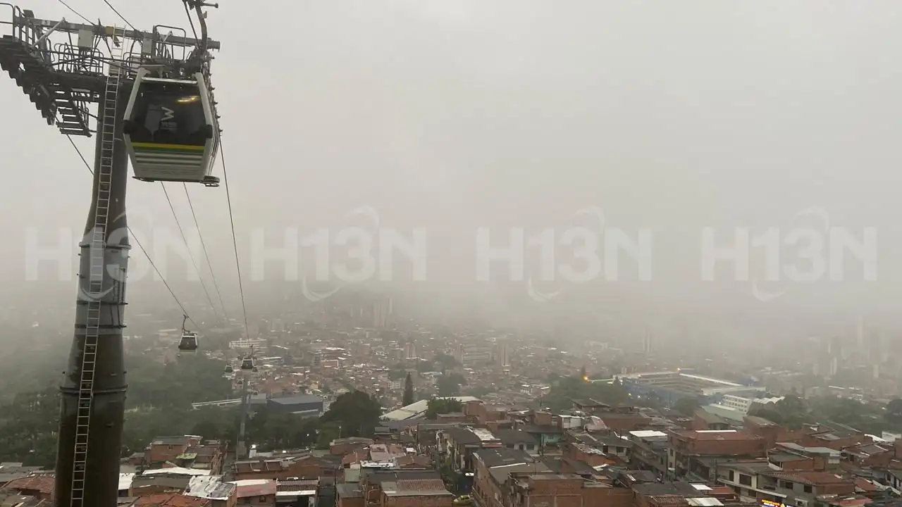 ¡Ojo! Por lluvias y mal tiempo, varios Metrocables están frenados en este momento Hay suspensión temporal en el servicio de los Metrocables en la tarde del 20 de mayo