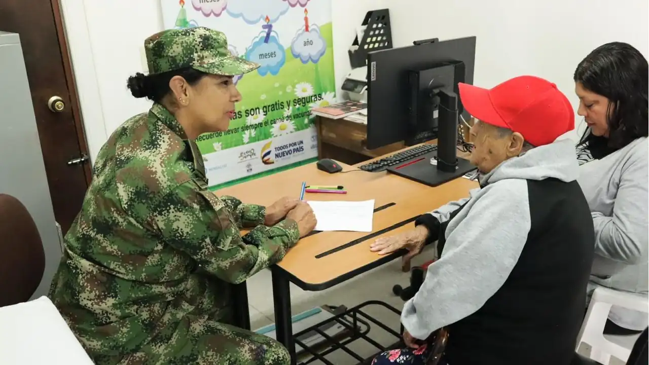 El Ejército realizó una jornada de servicios médicos y recreación a los habitantes de Toledo, Antioquia