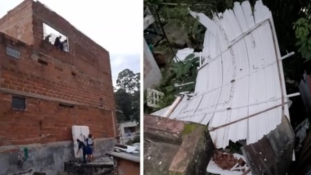 Aguacero levantó techos en Villatina, comuna 8 de Medellín