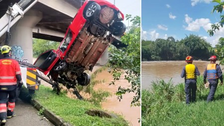 Continúa la búsqueda de persona desaparecida tras accidente en el Río Medellín Continua-la-busqueda-de-persona-desaparecida-tras-accidente-en-el-Rio-Medellin.
