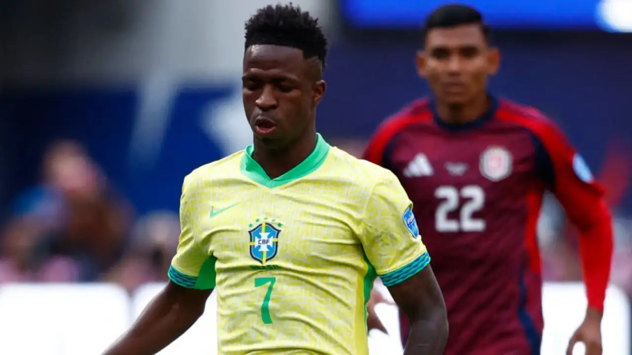 Rodrygo y Vinícius no brillan con Brasil en la Copa América brasil