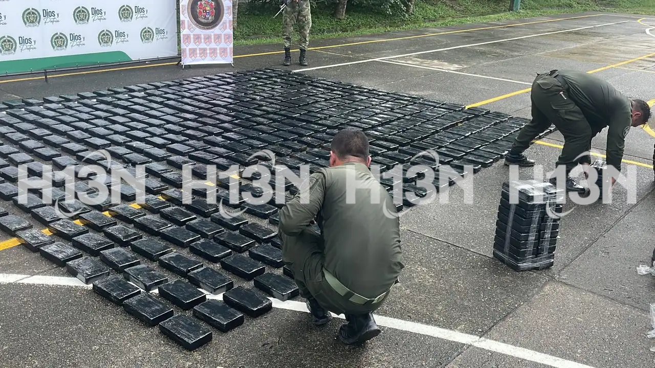 Cargamento de cocaína de cocaína de alta pureza es descubierto en la vía Medellín – Urabá
