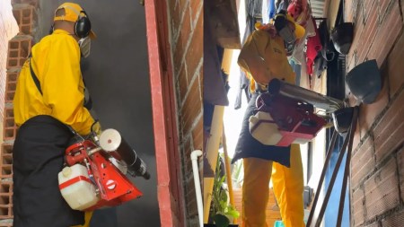 ¡El colmo! Mientras fumigaban contra el Dengue, atracaron a personal de la Secretaría de Salud en San Cristóbal dengue-hurto-fumigadores